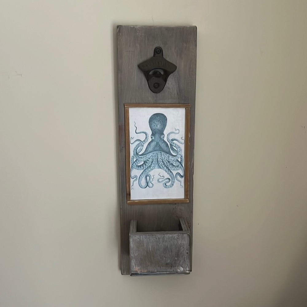 Rustic octopus opener